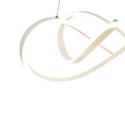 LED полилей, окачен с Infinity Halo 138W дистанционно управление, студена/гореща/неутрална светлина, бяла, бяла, регулируема височина
