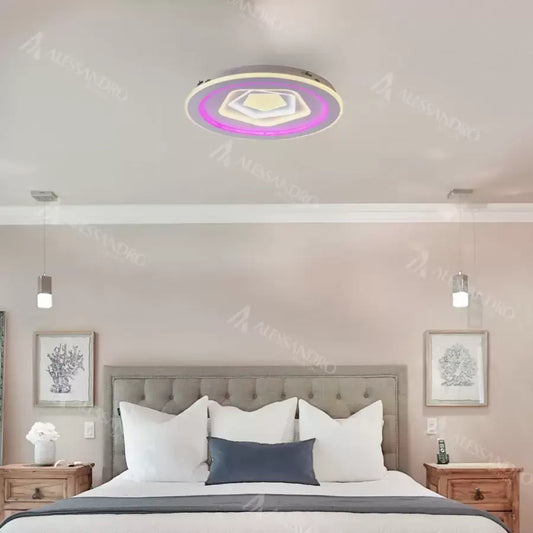 LED полилей с дистанционно управление Meira RGB, 180W, студена/гореща/неутрална светлина, нестабилна, бяла