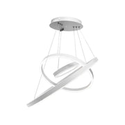 LED LED стерис с дистанционно управление, 152W, 2.4 GHz, химируем, бял