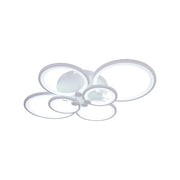 LED полилей с дистанционно управление Alani 168W, 6 кръга, студена/гореща/неутрална светлина, нестабилна, бяла