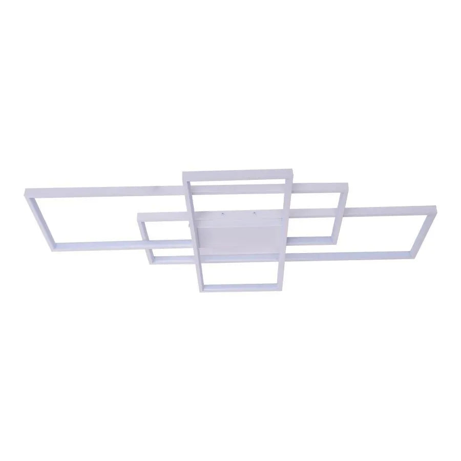 LED полилей с Landen 184W дистанционно управление, 3 елемента, студена/гореща/неутрална светлина, нестабилна, бяла