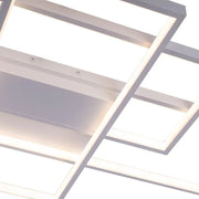 LED полилей с Landen 184W дистанционно управление, 3 елемента, студена/гореща/неутрална светлина, нестабилна, бяла