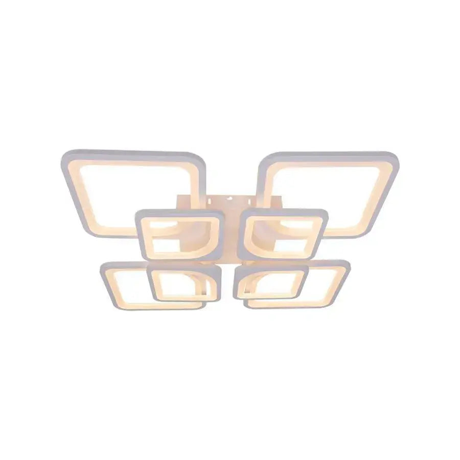 LED полилей със Zoe 135W дистанционно управление, 8 квадрата, студ/гореща/неутрална светлина, нестабилна, бяла