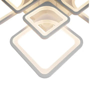 LED полилей със Zoe 135W дистанционно управление, 8 квадрата, студ/гореща/неутрална светлина, нестабилна, бяла