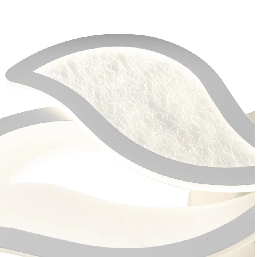 LED полилей с Kylen 144W дистанционно управление, 6 предмета, студена/гореща/неутрална светлина, бяла, бяла