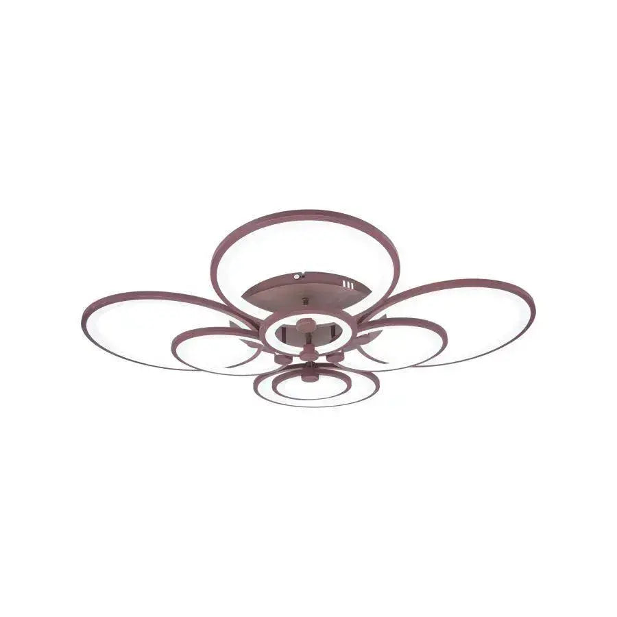 LED полилей с дистанционно управление Alani 200W, 8 кръга, студена/гореща/неутрална светлина, нестабилна, кафява