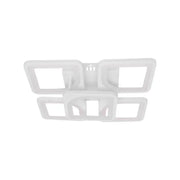 LED полилей с Fely 80W дистанционно управление, 5 квадрата, студ/гореща/неутрална светлина, лъч, бял