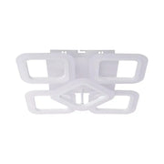 LED LULUS с дистанционно управление на Hadron, 90W, химируем, бял, акрил
