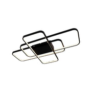 LED полилей с дистанционно управление ос 96W, 3 елемента, студена/гореща/неутрална светлина, нестабилна, черна