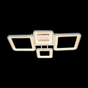 LED похот на дистанционно управление, ела, 4 квадрата, 85W, студена/гореща/неутрална светлина, нестабилна, бяла