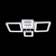 LED похот на дистанционно управление, ела, 4 квадрата, 85W, студена/гореща/неутрална светлина, нестабилна, бяла
