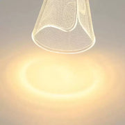 LED полилей, окачен с дистанционно управление на Jerome 38W, 6 елемента, студ/гореща/неутрална светлина, нестабилен, златен, регулируема височина