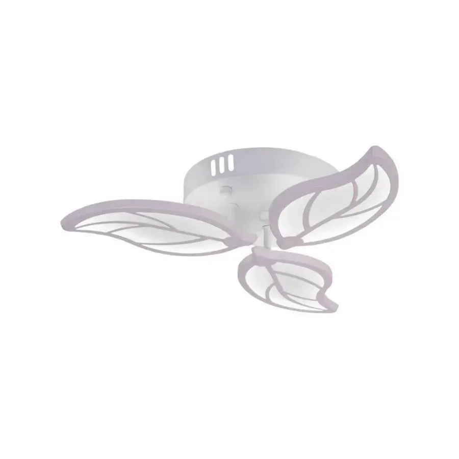 LED полилей с Laurice 33W дистанционно управление, 3 венчелистчета, студ/гореща/неутрална светлина, нестабилен, бял