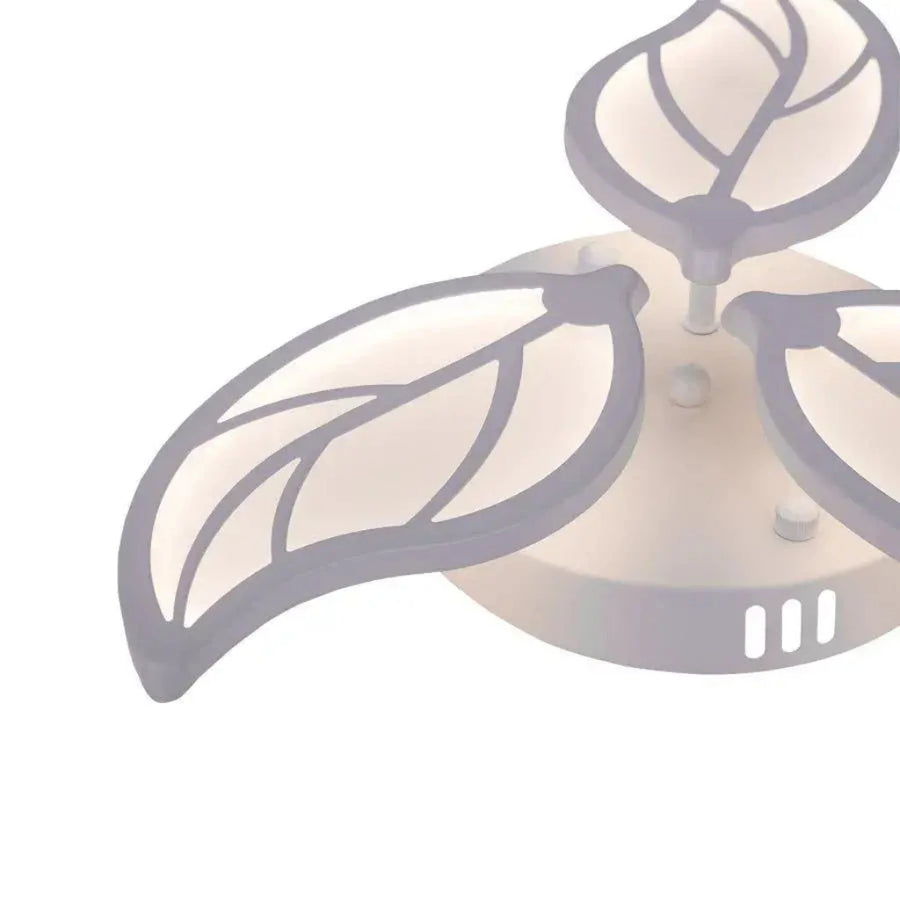 LED полилей с Laurice 33W дистанционно управление, 3 венчелистчета, студ/гореща/неутрална светлина, нестабилен, бял