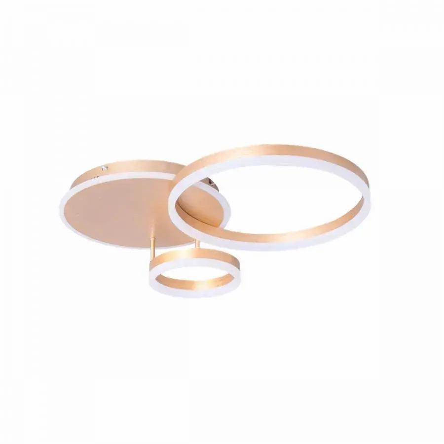 LED похот на Myrene 110W дистанционно управление, 2 кръга, студена/гореща/неутрална светлина, нестабилна, златиста