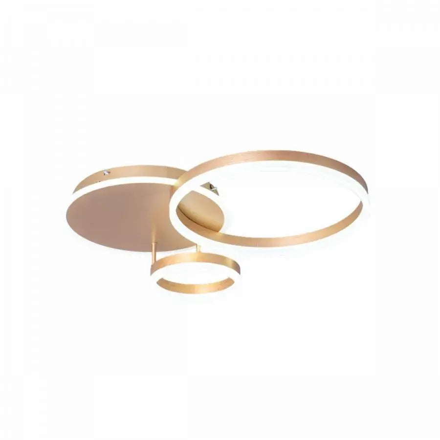 LED похот на Myrene 110W дистанционно управление, 2 кръга, студена/гореща/неутрална светлина, нестабилна, златиста