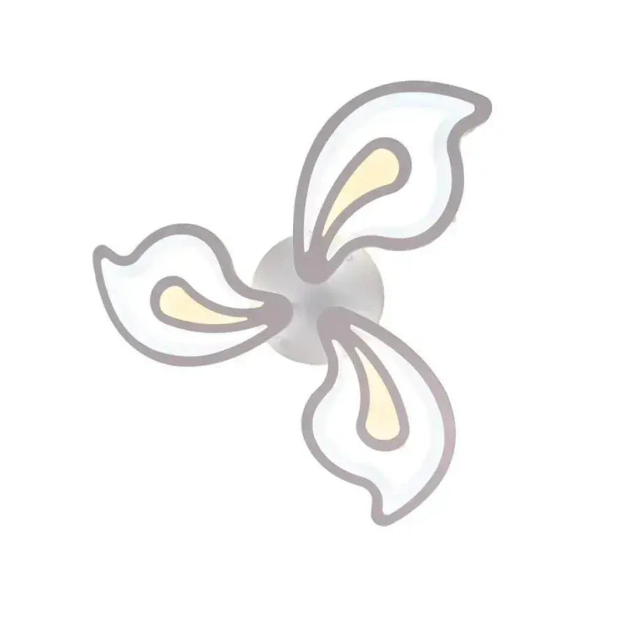 LED полилей с 68W славно дистанционно управление, 3 венчелистчета, студена/гореща/неутрална светлина, нестабилна, бяла