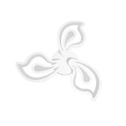 LED полилей с 68W славно дистанционно управление, 3 венчелистчета, студена/гореща/неутрална светлина, нестабилна, бяла