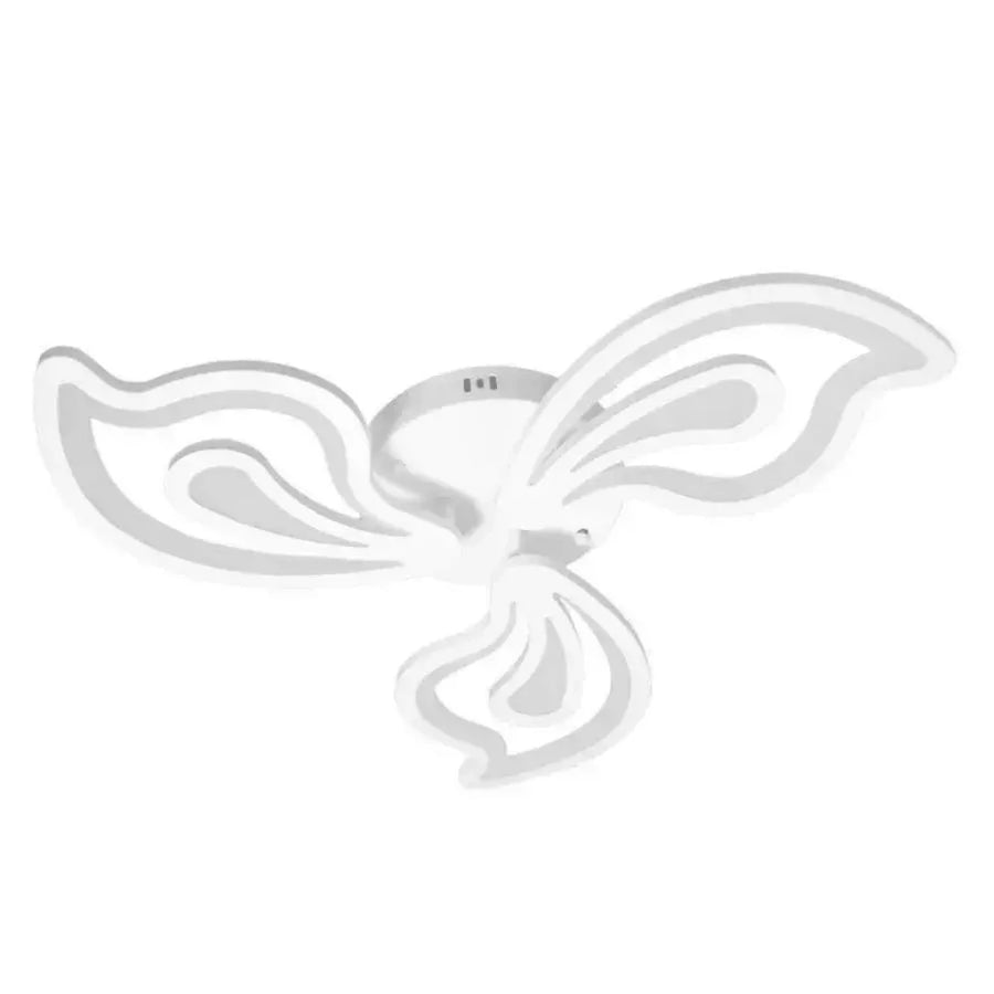 LED полилей с 68W славно дистанционно управление, 3 венчелистчета, студена/гореща/неутрална светлина, нестабилна, бяла