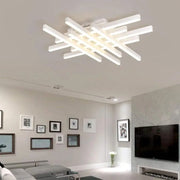 LED полилей с дистанционно управление Mora 160W, 8 елемента, линейна, студена/гореща/неутрална светлина, нестабилна, бяла