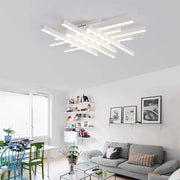 LED полилей с дистанционно управление Mora 160W, 8 елемента, линейна, студена/гореща/неутрална светлина, нестабилна, бяла