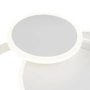 LED полилей със Силвия дистанционно управление, 58W, 3 кръга, студена/гореща/неутрална светлина, нестабилна, бяла