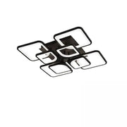 LED полилей с Zoe Remote Control, 8 квадрата, 130W, студена/гореща/неутрална светлина, нестабилна, черна