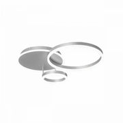 LED полилей с дистанционно управление на Теодора, 81W, 2 кръга, студена/гореща/неутрална светлина, нестабилна, сребърна