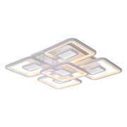LED полилей с дистанционно управление на Felix 107W, 5 квадрата, студена/гореща/неутрална светлина, нестабилна, бяла