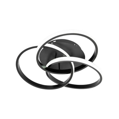 LED полилей с вектор на дистанционно управление Vortex 96W, 3 елемента, студена/гореща/неутрална светлина, нестабилна, черна