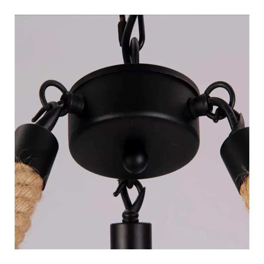 Похоти селски 6x E27 кръгъл суспендиран кръгъл