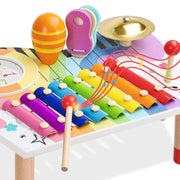 Дейности на маса с музикални инструменти и ксилофон Kidus Percussion
