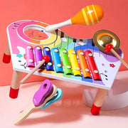Дейности на маса с музикални инструменти и ксилофон Kidus Percussion