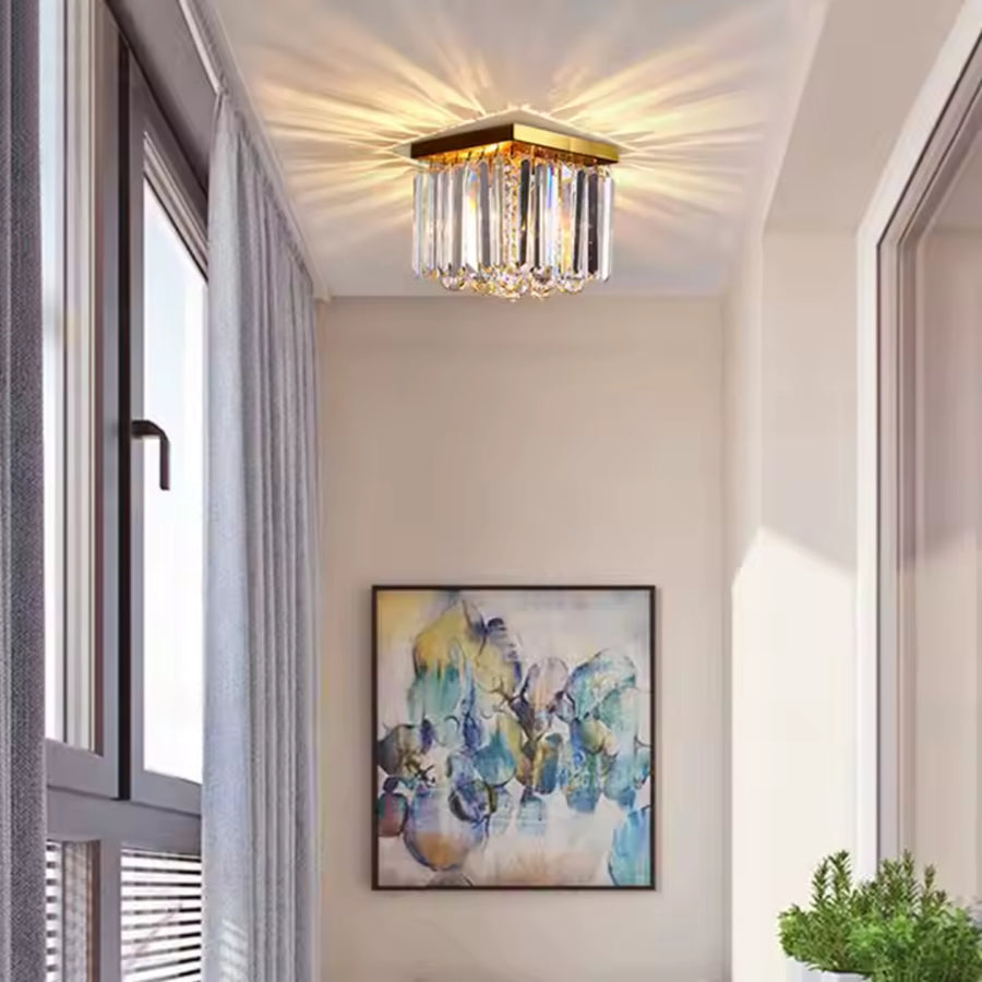 Crystal Martinez Linear Luxe, диаметър 35 cm, 4x E14, лъскаво злато