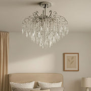 CRISTAL CHANDELIER EGO 5x E27, диаметър 47 см, лъскав хром