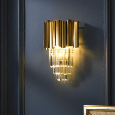 Нанесете Crystal Blois Piccolum Chandelier, 2xe14, златист
