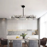 Cryordano Crystal Chandelier Giordano, 16x G4, 120 см дължина, черно