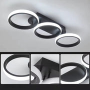 LED LED LED Elio Tscano, 24W, 3 кръга, студена/гореща/неутрална светлина, черно черно