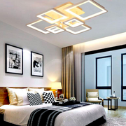 LED полилей с дистанционно управление, ела, 6 квадрата, 124W, студена/гореща/неутрална светлина, нестабилна, бяла