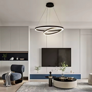 LED полилей с дистанционно управление на Amelia, 4000k, 31W, 30x49,9 см, черна, регулируема височина