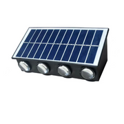 Нанесете LED външен LED Solaris, 8 източника на светлина, топла, черна светлина
