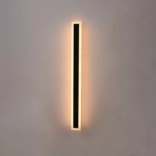 Нанесете мак външен светодиод, дължина 90 см, 13W, IP65, метал, линеен, черен