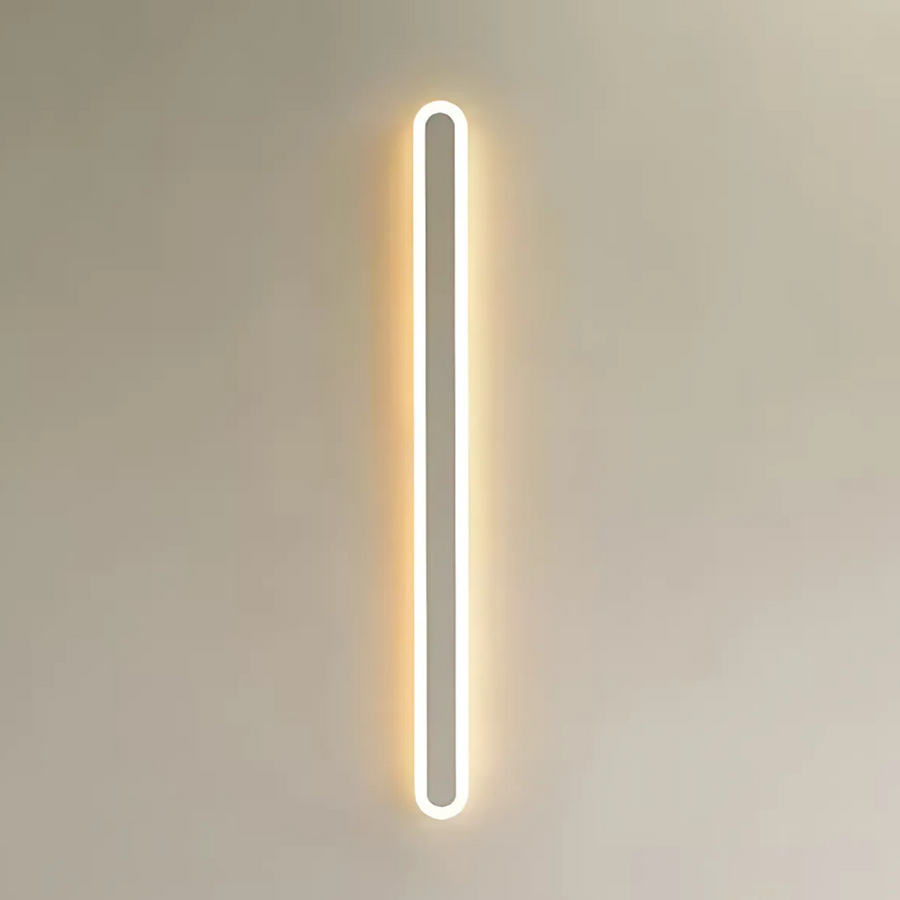 Нанесете външен светодиод Suha, дължина 60см, 8W, IP65, метал, линеен, бял