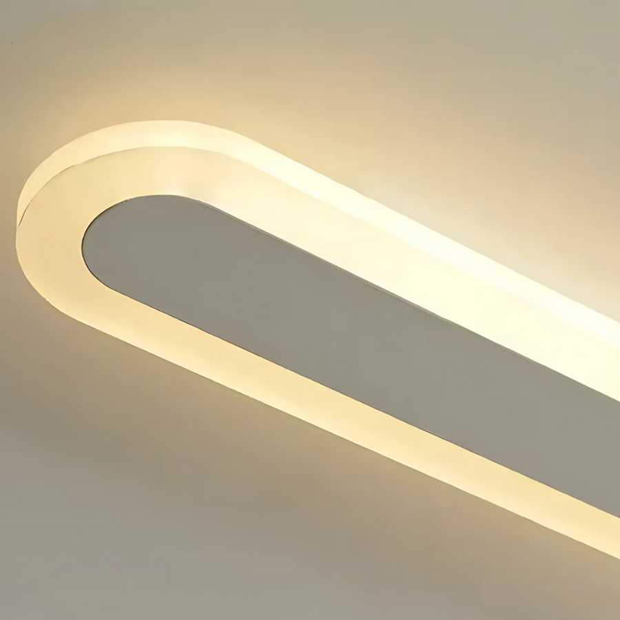 Нанесете външен светодиод Suha, дължина 60см, 8W, IP65, метал, линеен, бял