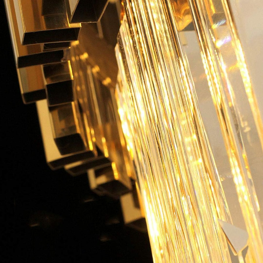 Magno Balmoral Crystal Chandelier, 9x E14, диаметър 60 см, злато, регулируема височина