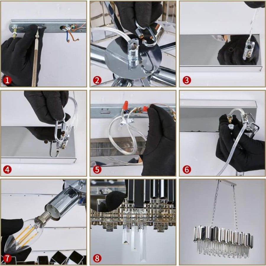 Кристален полилей Blois Regalis 10xe14, диаметър 80 см, сребро, регулируема височина