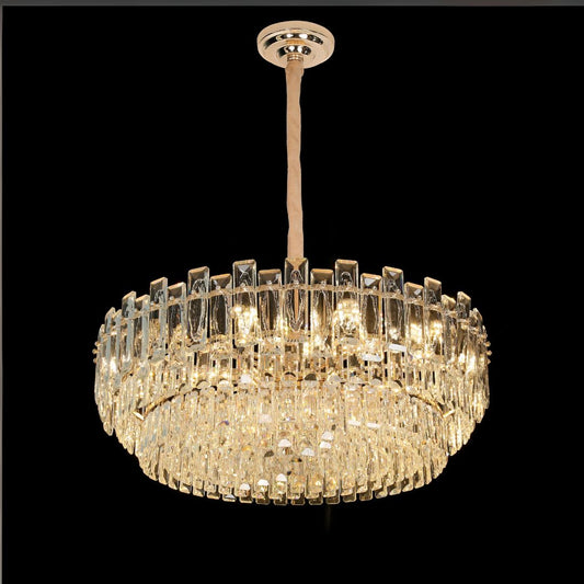 Chandilier Crystal Fontainebleau Supremo, 15x E14, диаметър 75 cm, злато, регулируема височина