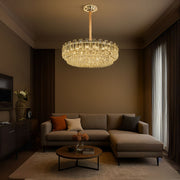 Chandilier Crystal Fontainebleau Supremo, 15x E14, диаметър 75 cm, злато, регулируема височина
