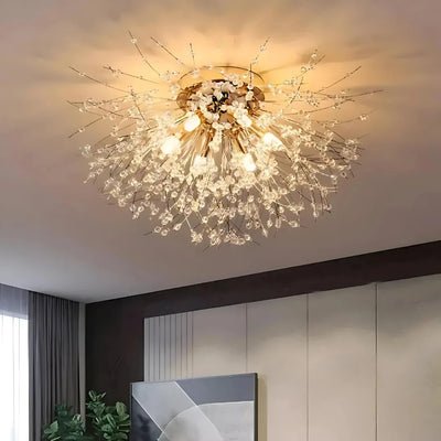 Кристален полилей Rondo Vivace, 5x G9, диаметър 40 см, гланцово злато