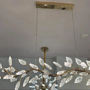 Кристален полилей, LED, Largo, 36W, неутрална светлина, злато, регулируема височина